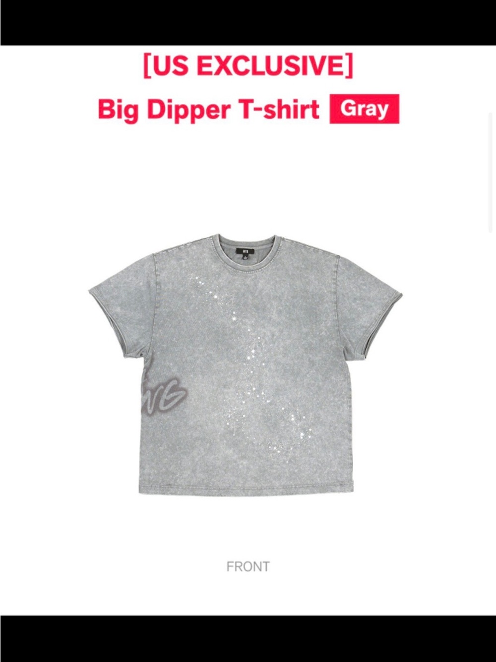 BTS Arirang Big Dipper Tee